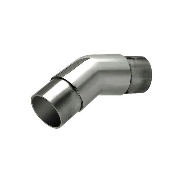 Lavi Industries Lavi Industries, Flush Angle Fitting, 147 Degree, for 1.5" Tubing, Polished Stainless Steel 40-730A/1H - main
